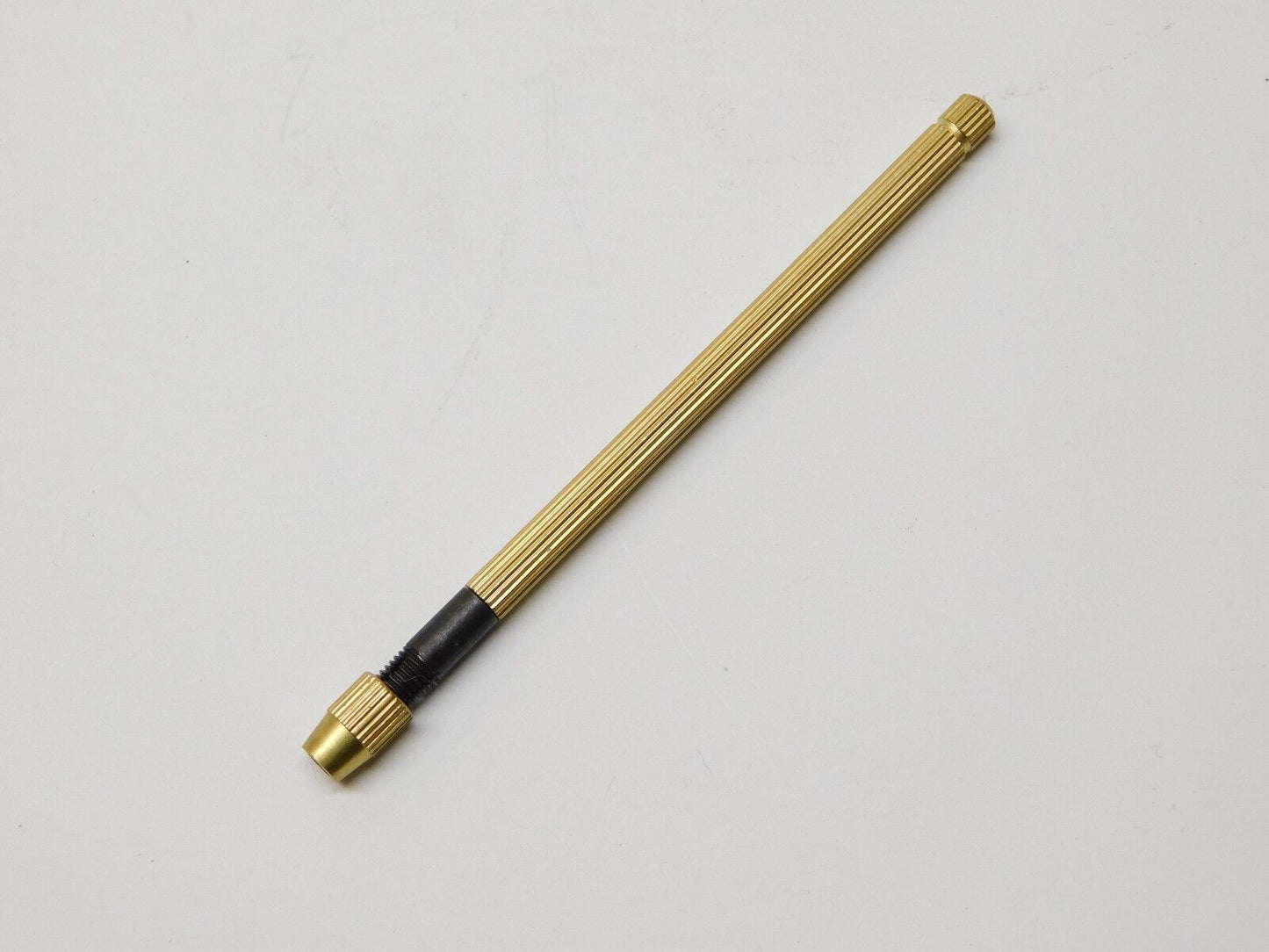 Mini Brass Pin Vise with Built-In Collet for Watch, Clock, and Jewelry Repair