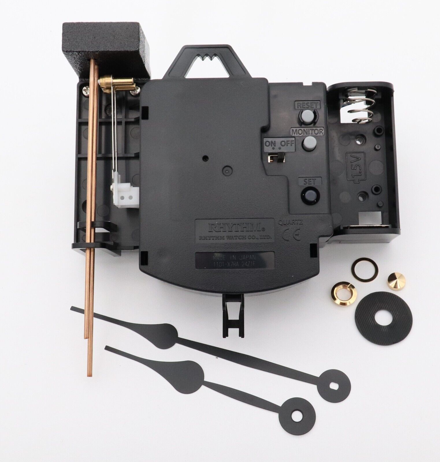 Rhythm Quartz Mechanical Bim Bam Strike Pendulum Clock Movement