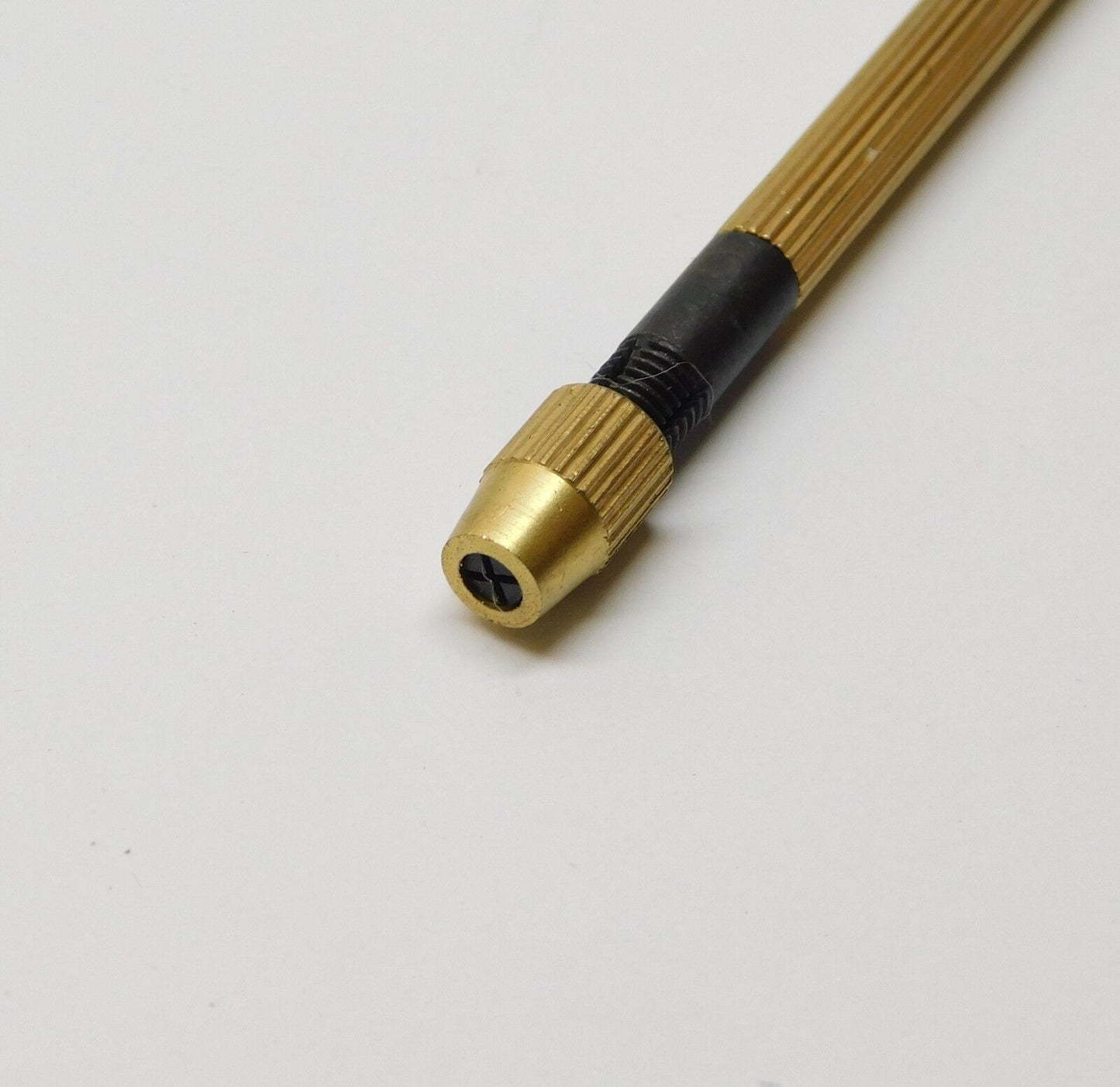 Mini Brass Pin Vise with Built-In Collet for Watch, Clock, and Jewelry Repair