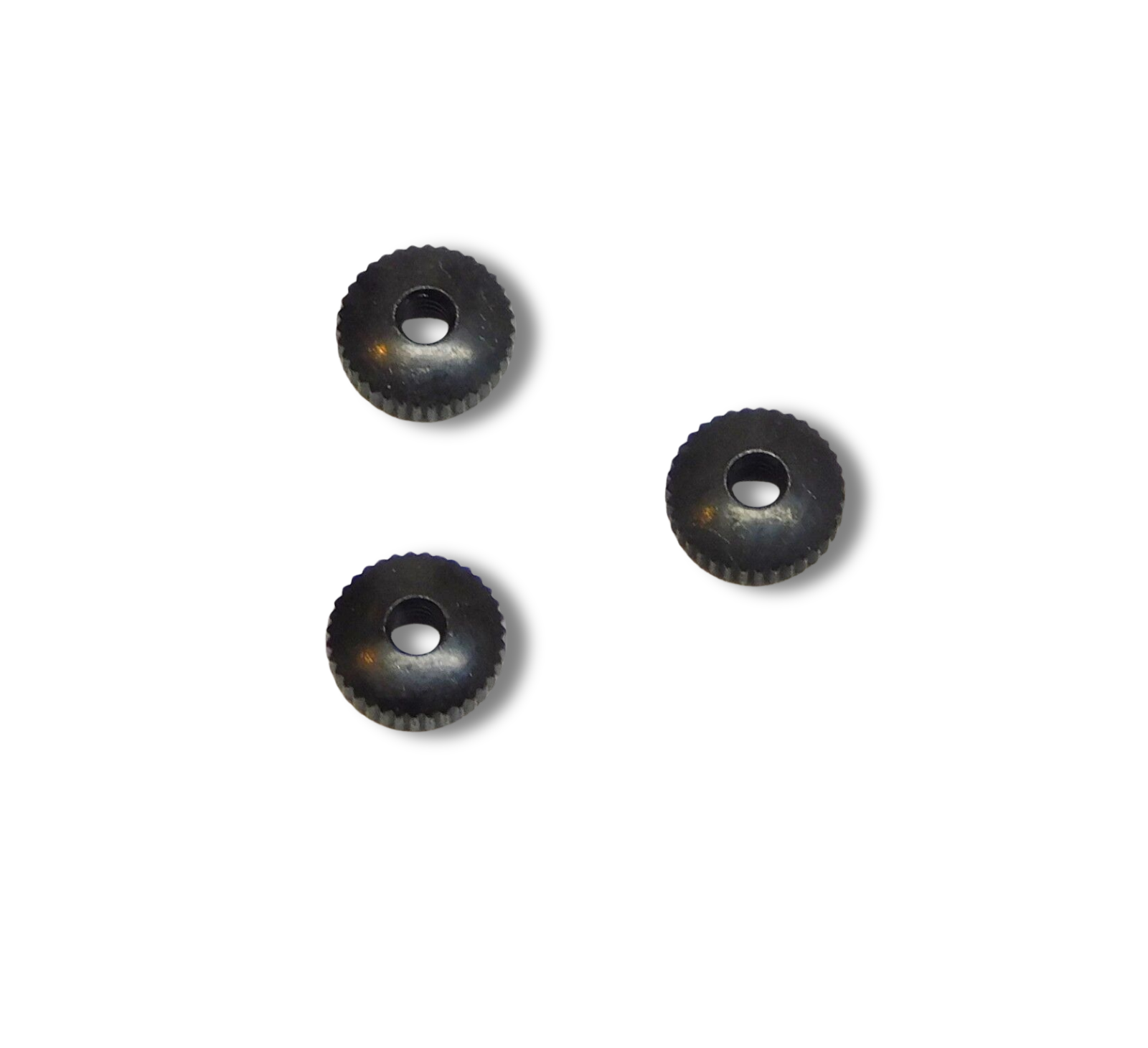 3 Pack Kieninger Black Clock Hand Nut – 6 mm (1/4
