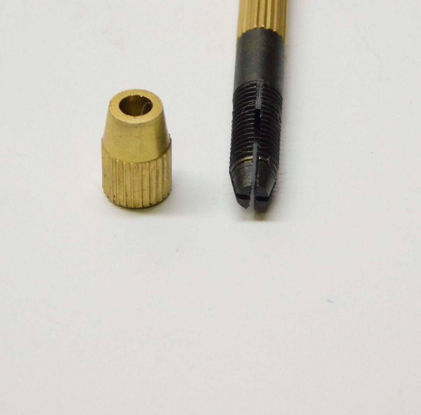 Mini Brass Pin Vise with Built-In Collet for Watch, Clock, and Jewelry Repair