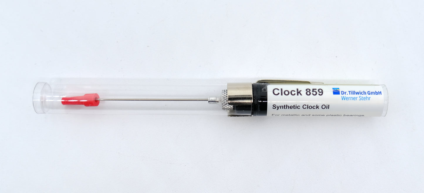 Synthetic Clock Oil - Etsyntha 859 - 4 mL - Includes Oiler