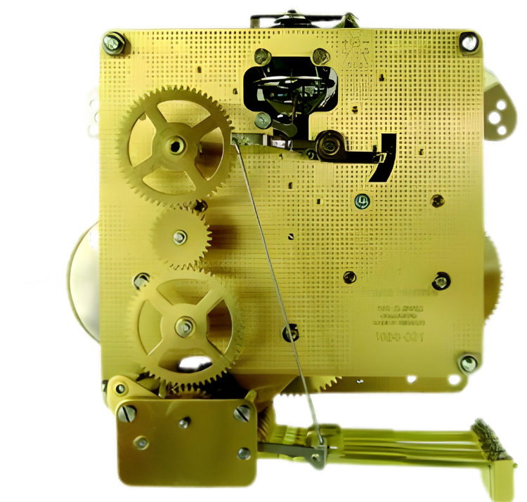 Hermle 1050-021 triple chime mechanical wall and mantel clock movement with balance wheel escapement