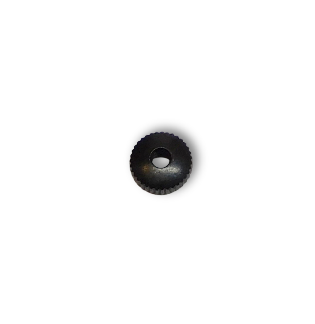 Hermle black 6 mm clock hand nut for mechanical wall and mantel clock movements