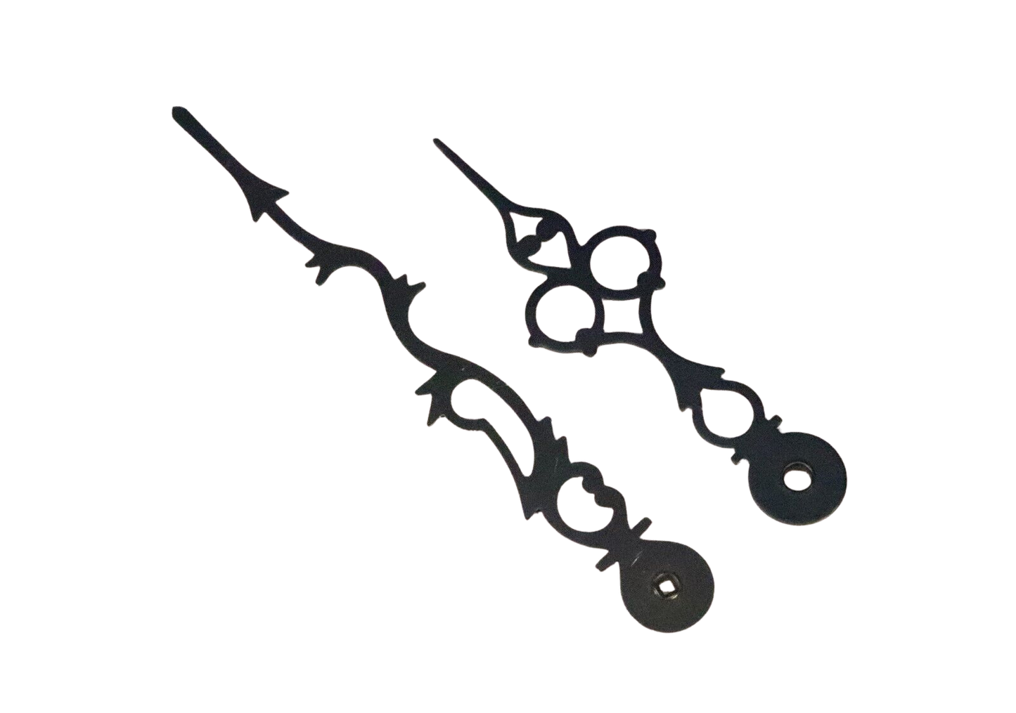 Howard Miller grandfather clock hands black serpentine 4 3/4 inch for mechanical Urgos movement