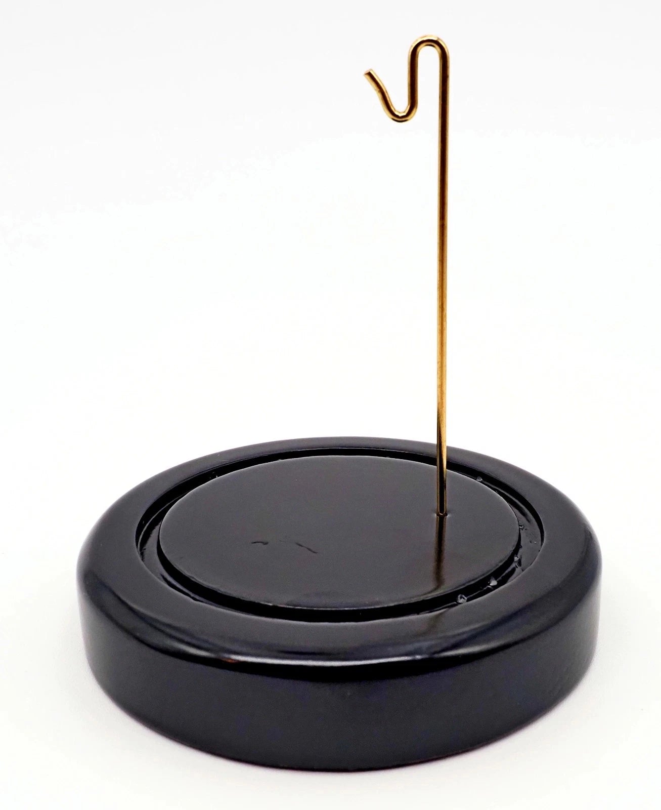 Pocket Watch Display Dome - Black Wood Base – 3" x 4"