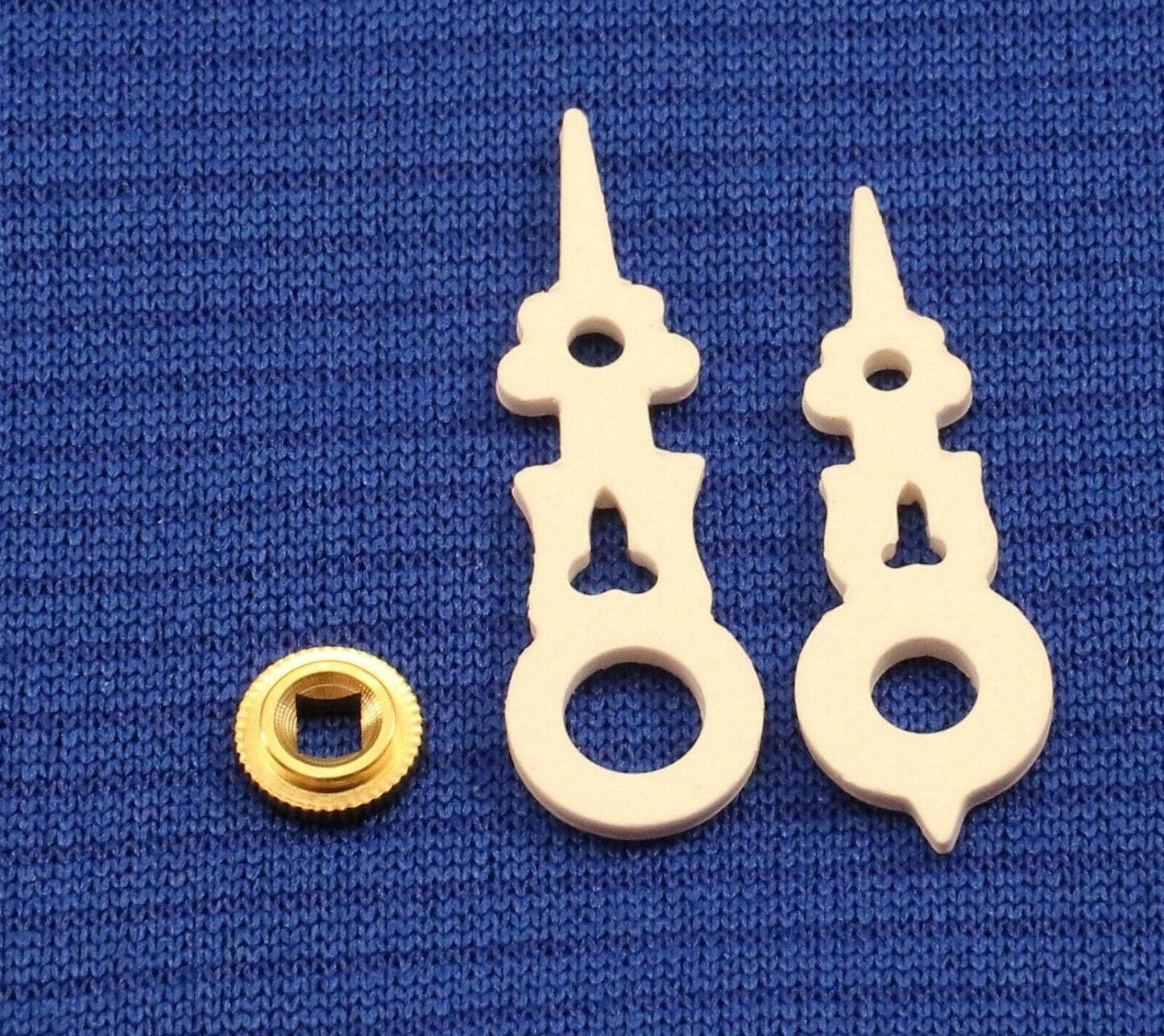 Cuckoo Clock Hands To Fit a 60 mm or 2 1/4" Diameter Dial White