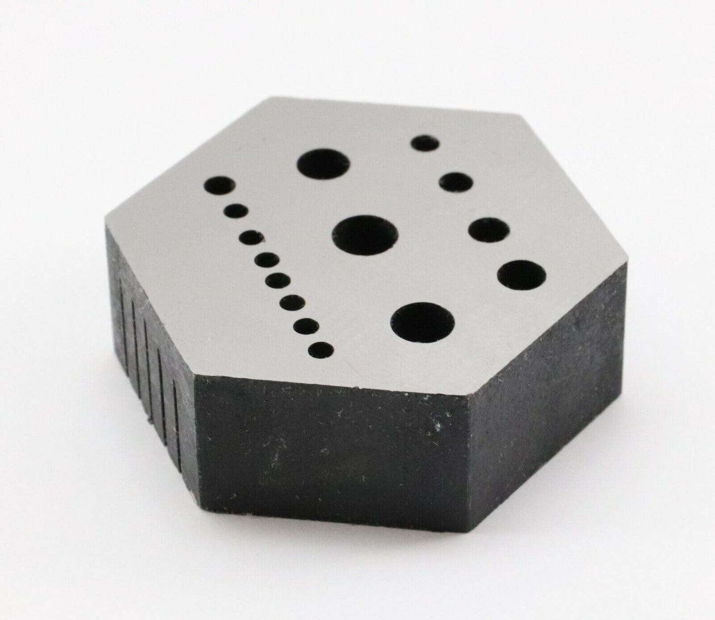 Hexagonal Anvil Bench Block Staking Riveting Drilling Tool Clocks Watch Hex