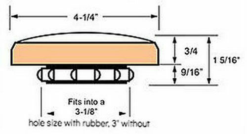 4 1/4 inch gold quartz clock insert with white Roman dial and black spade hands