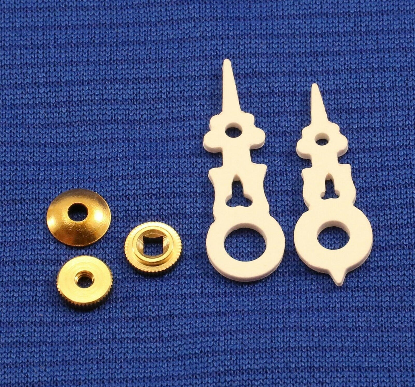 Regula Cuckoo Clock Hands For 60 mm or 2 1/4" Dial White Color w/ Nuts