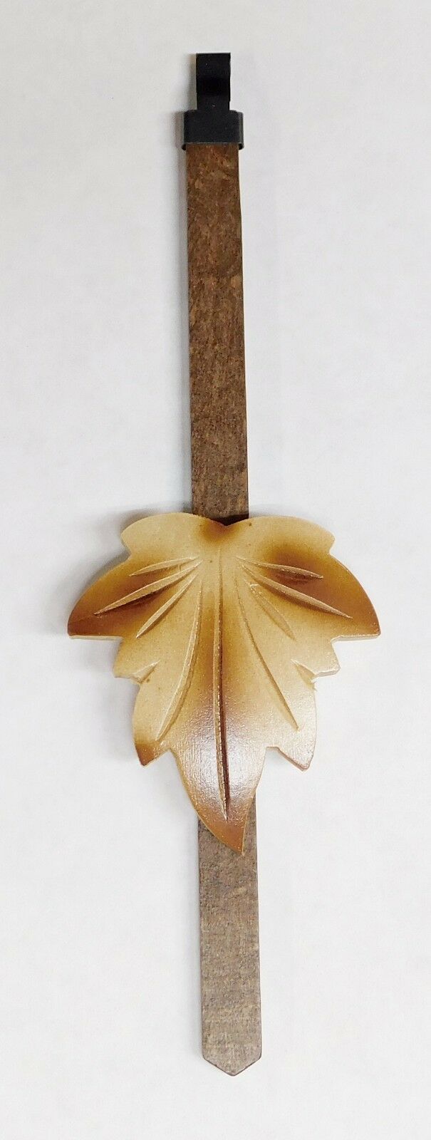 High-Quality Maple Leaf Cuckoo Clock Pendulum for 1-Day Clocks with Timekeeping Adjustment - 2" x 7 1/4"