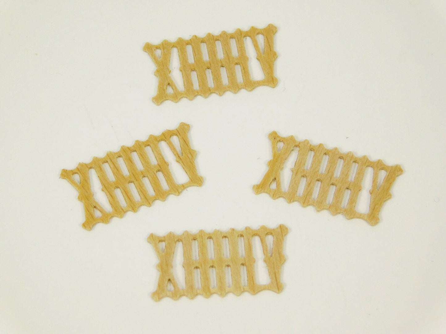 Cuckoo Clock Numeral Set Numbers Wood Wooden 9/16" 14 mm Height Dial Part