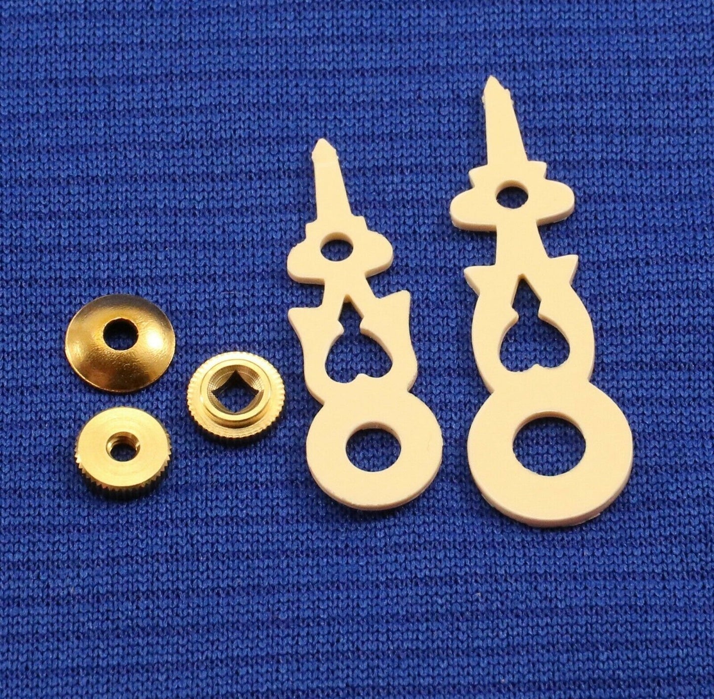 Regula Cuckoo Clock Hands For 70 mm or 2 3/4" Dial Cream Color w/ Nuts