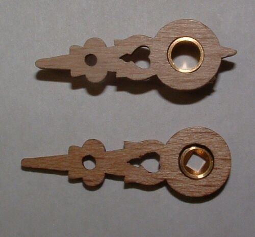 Cuckoo Clock Wood Hands To Fit a 70 mm Dial with Bushing