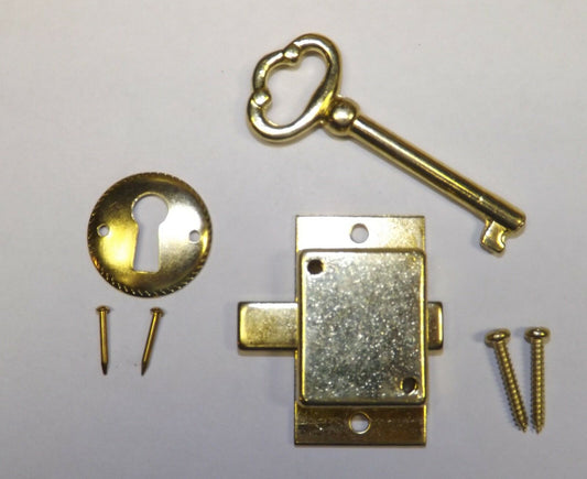 Howard Miller Older Style Grandfather Clock Door Lock Key Set Brass Ridgeway