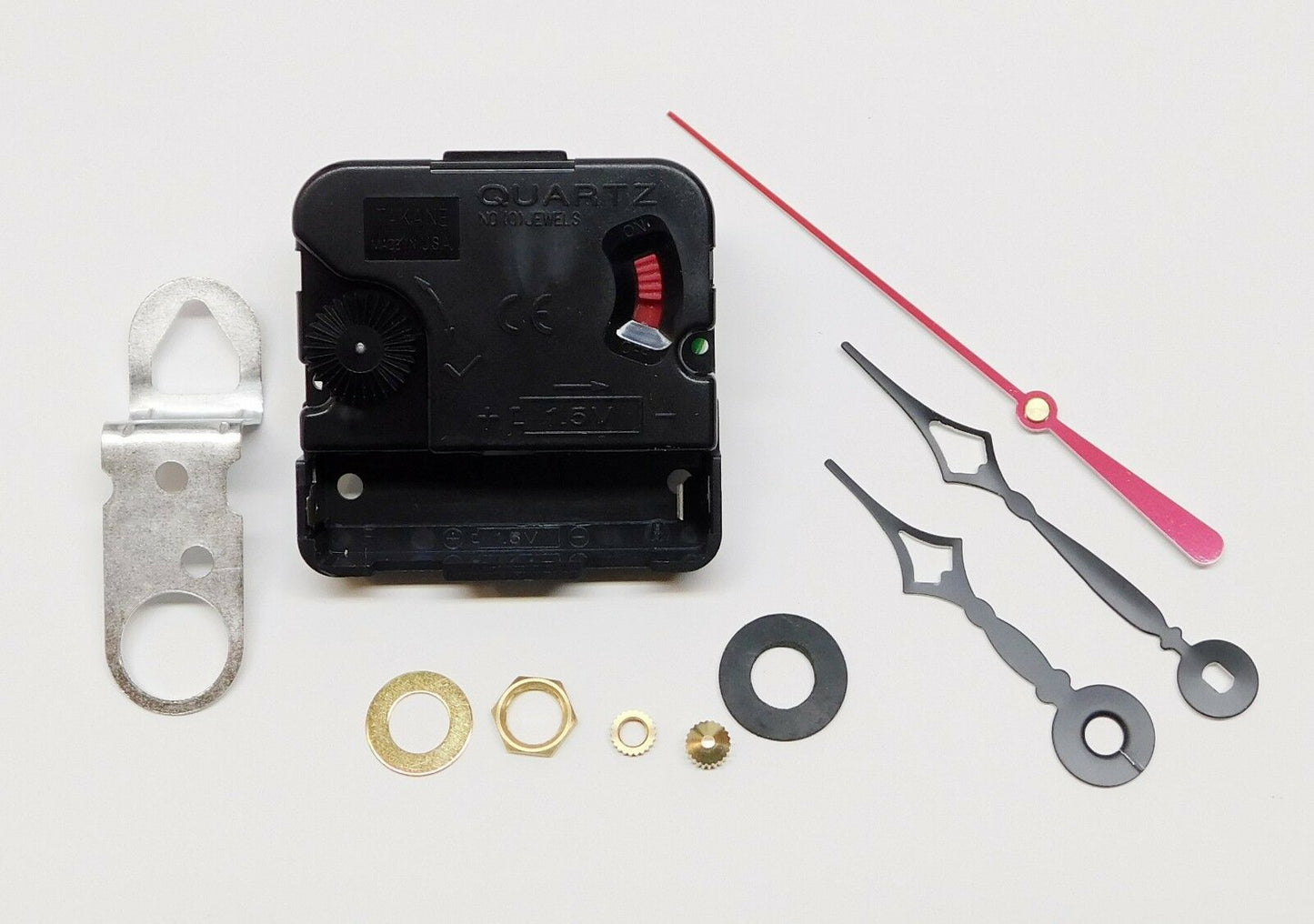 Takane Quartz Clock Movement - Eli Terry Hands - Battery-Powered