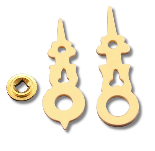 Cream Color Hands for Cuckoo Clock – Fits 60 mm (2 1/4") Dial