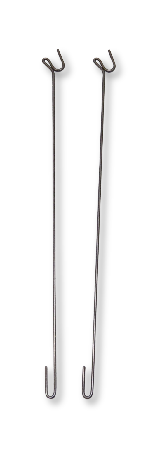 Pair of 5-inch German-made cuckoo clock bellow top lift wires for clock repair