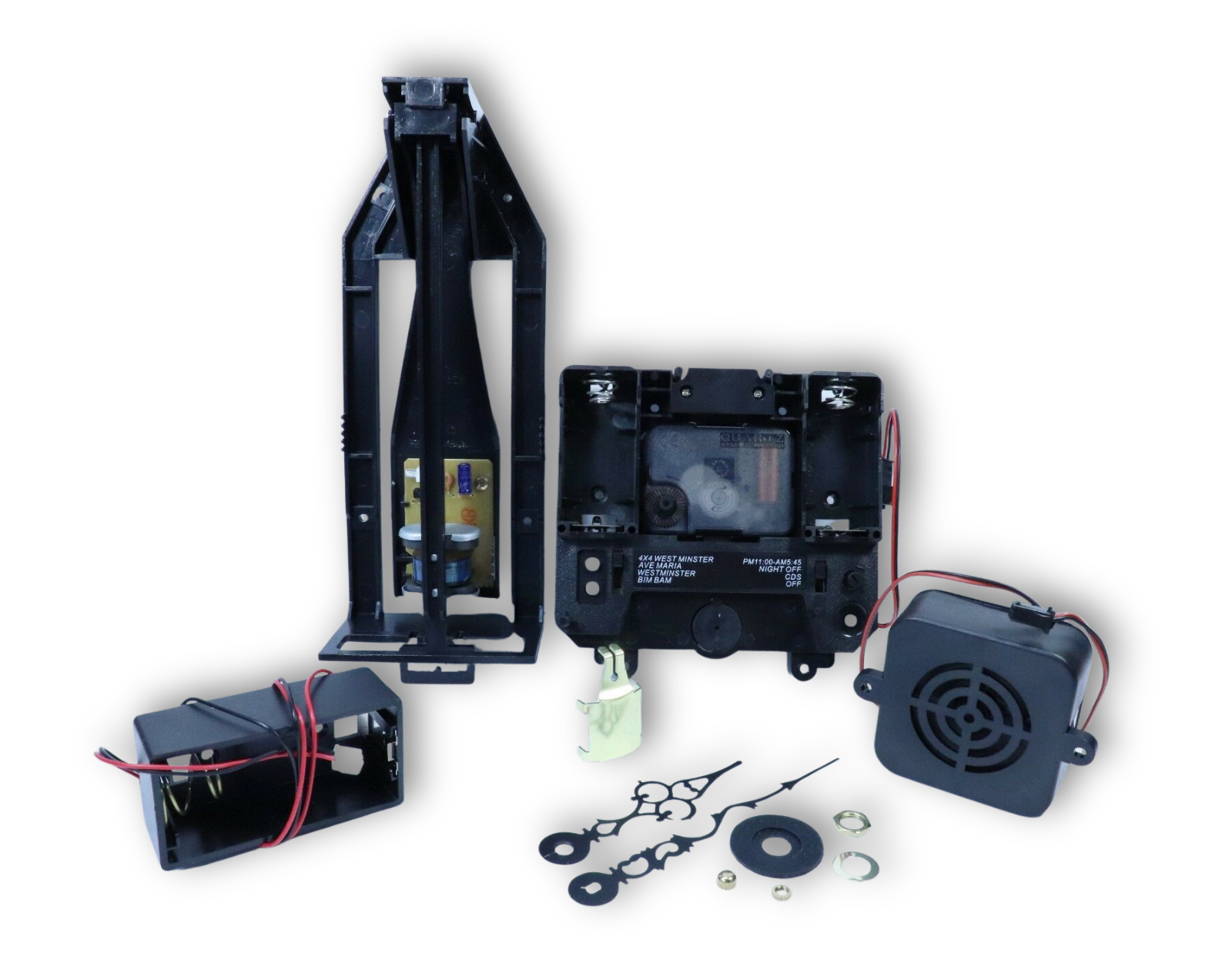 Quartz conversion kit for Emperor 100/100M/101M grandfather clocks with Westminster chime movement and pendulum drive