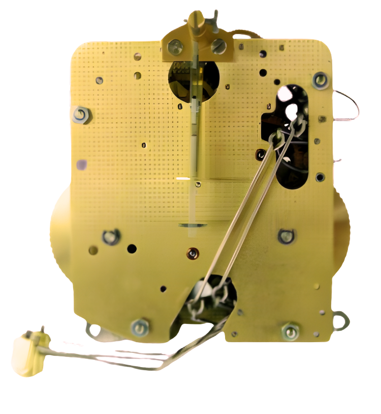 Hermle 141-010 Mechanical Clock Movement – Hour/Half-Hour Strike, Wall & Mantel