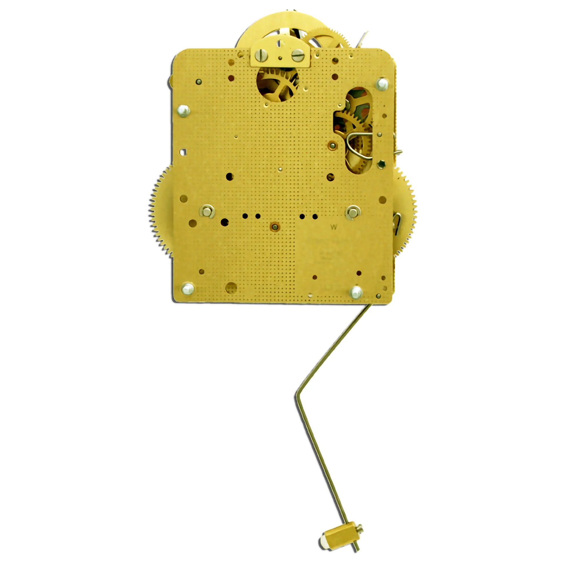 Hermle 141-020 mechanical wall and mantel clock movement with half-hour strike and bottom hammer