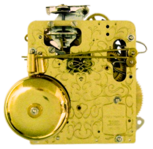 Hermle 150-070 Mechanical Wall/Mantel Clock Movement – 8-Day Half-Hour Strike