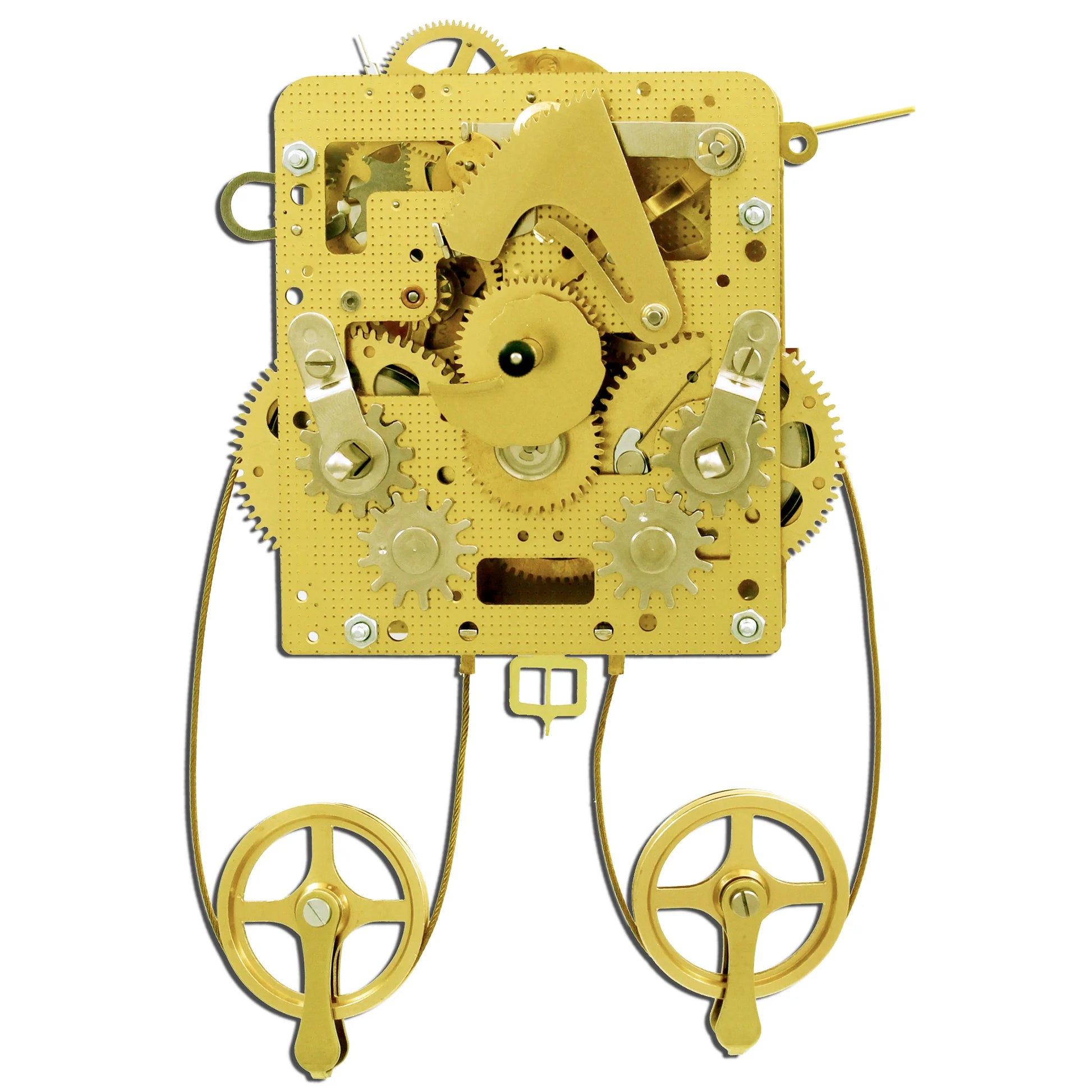 Hermle 241-840 mechanical wall and mantel clock movement half-hour strike