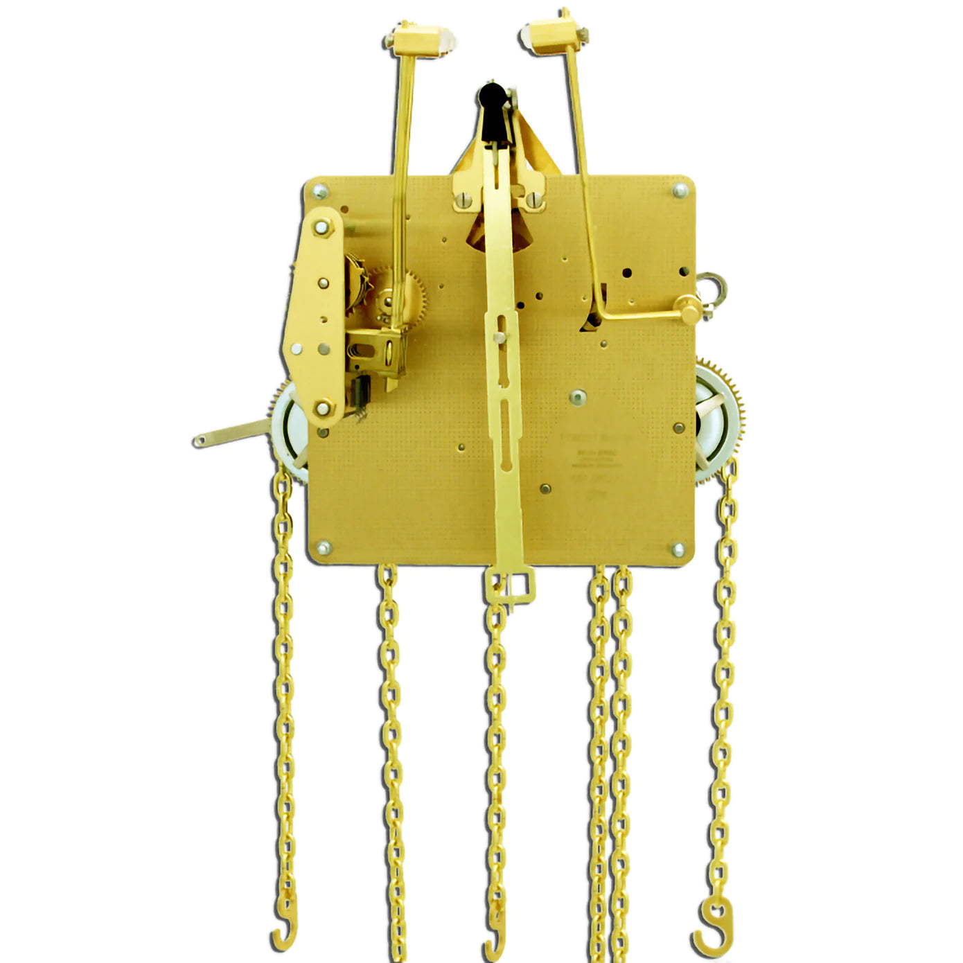 Hermle 451-050 mechanical grandfather floor clock movement with Westminster chime and chains