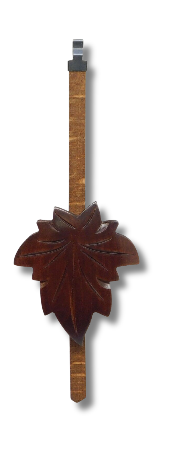 Maple Leaf Cuckoo Clock Pendulum with Timekeeping Adjustment – 3" x 8 3/4"
