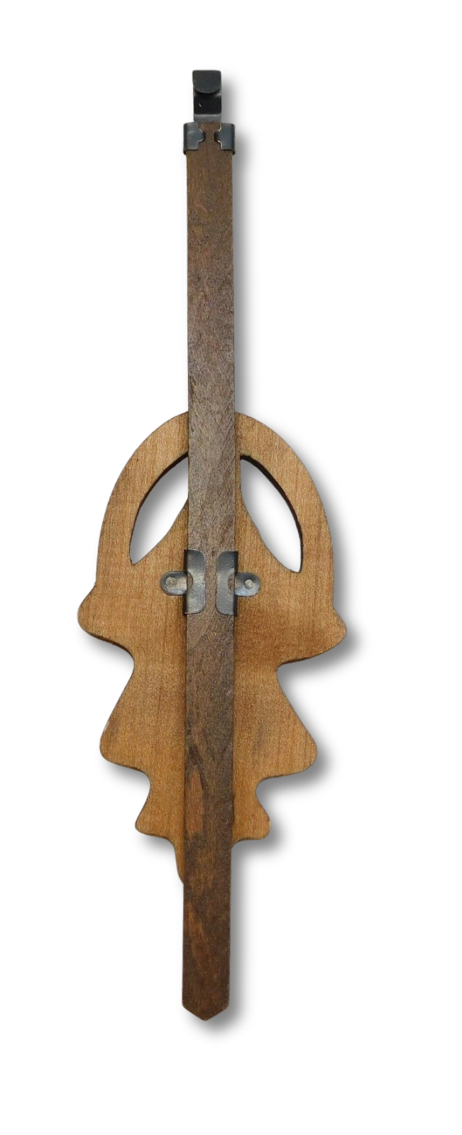 deluxe oak leaf cuckoo clock pendulum 2.25 x 8 inch German made with timekeeping adjustment