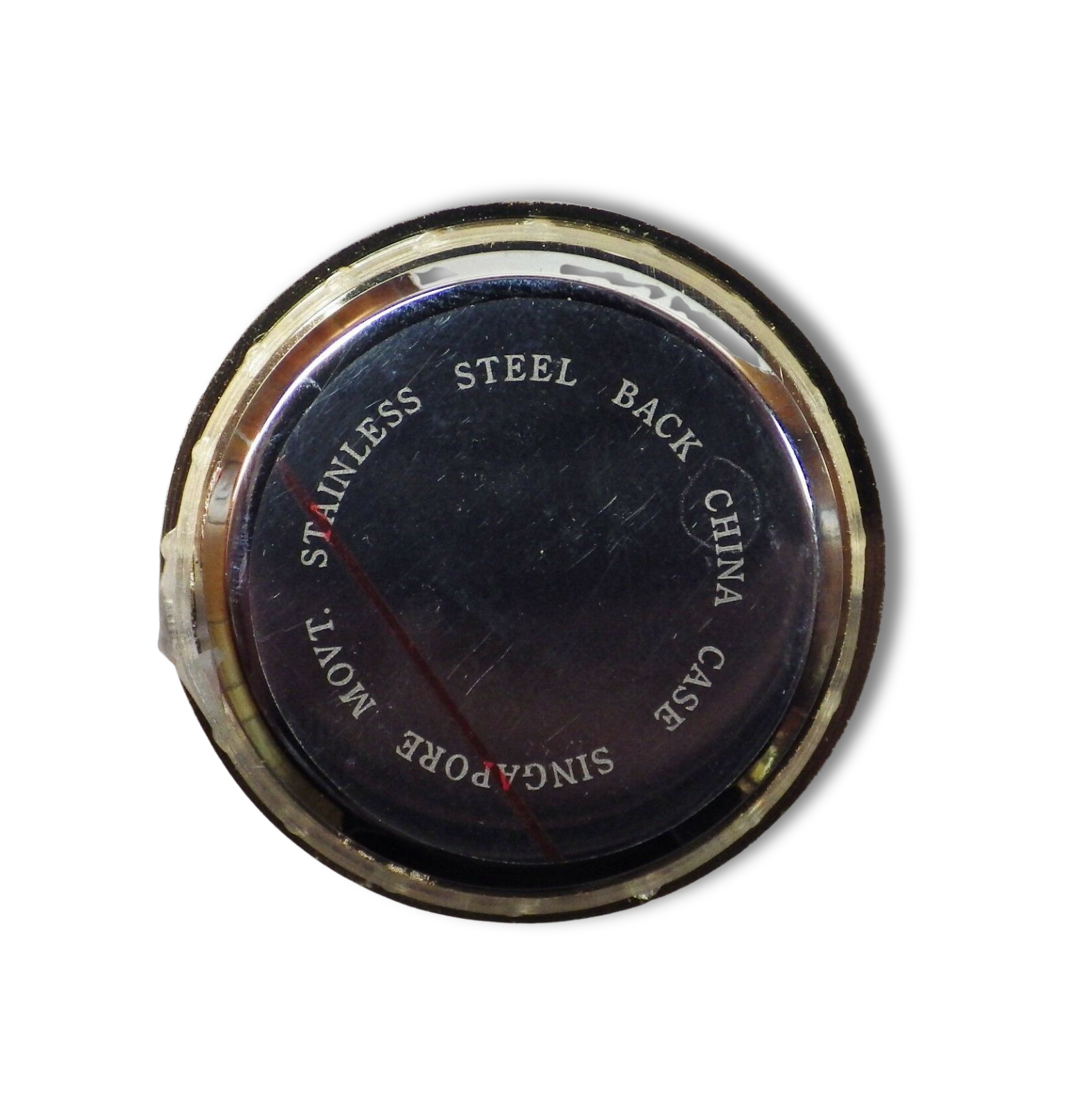 Seiko 37 mm quartz fit-up clock insert with silver metal bezel, white Roman dial, and glass crystal, model PC21 37WWR.