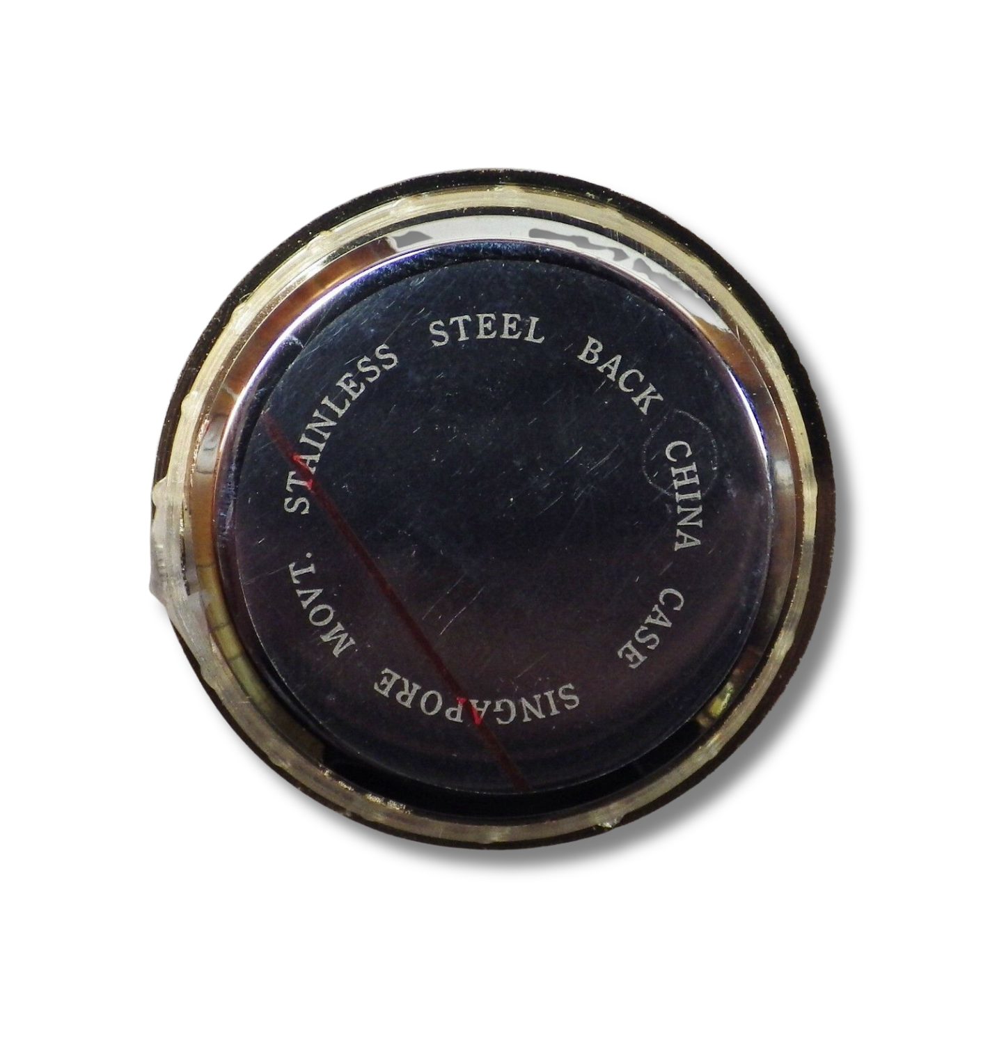 Seiko PC21 Quartz Insert Fit-Up Clock Movement – 1 7/16" Gold Arabic Dial (37GGA)