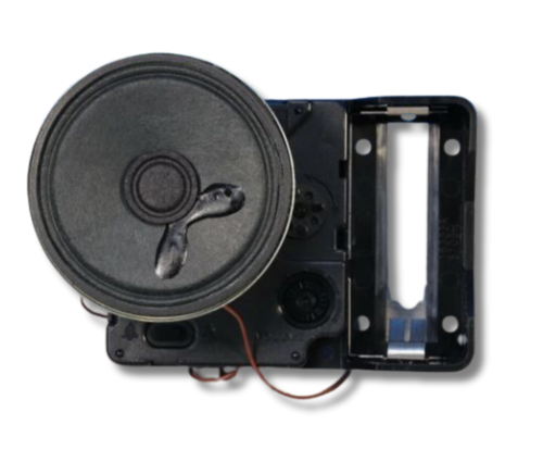 Seiko SKP quartz chime mantel clock movement with spade hands and speaker