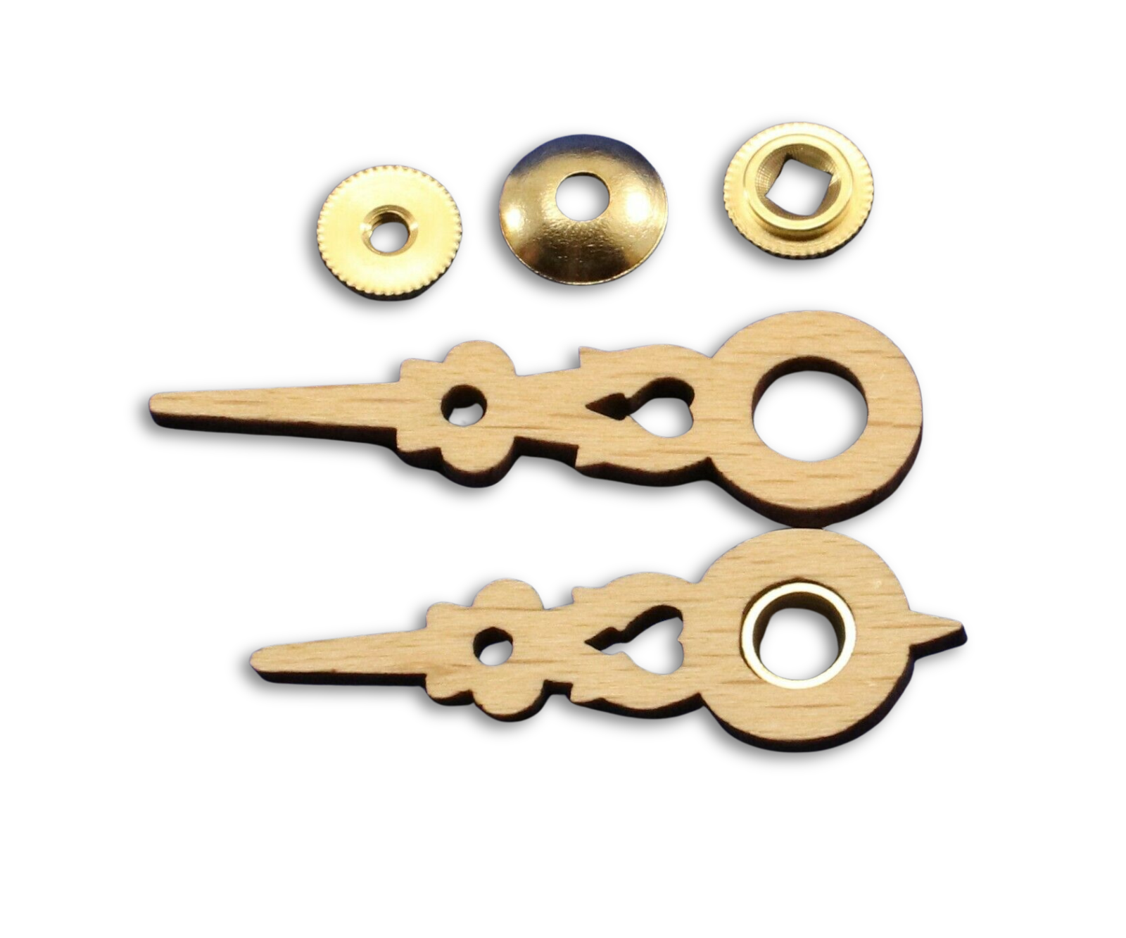 solid wood cuckoo clock hands for Regula movement fits 90mm 3 1/2 inch dial