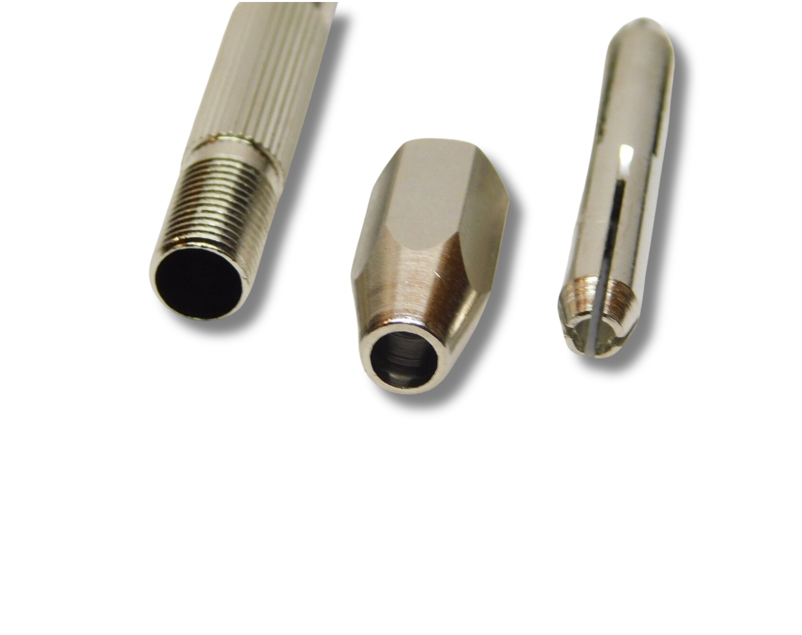 swivel-top pin vise screwdriver for watch and clock repair with nickel brass finish