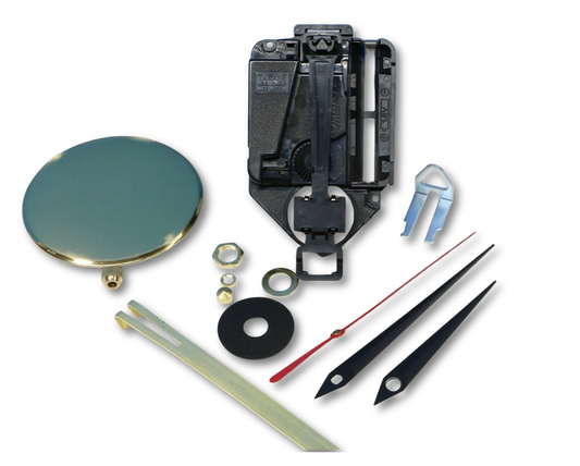 Takane mini quartz clock movement with pendulum and sword hands