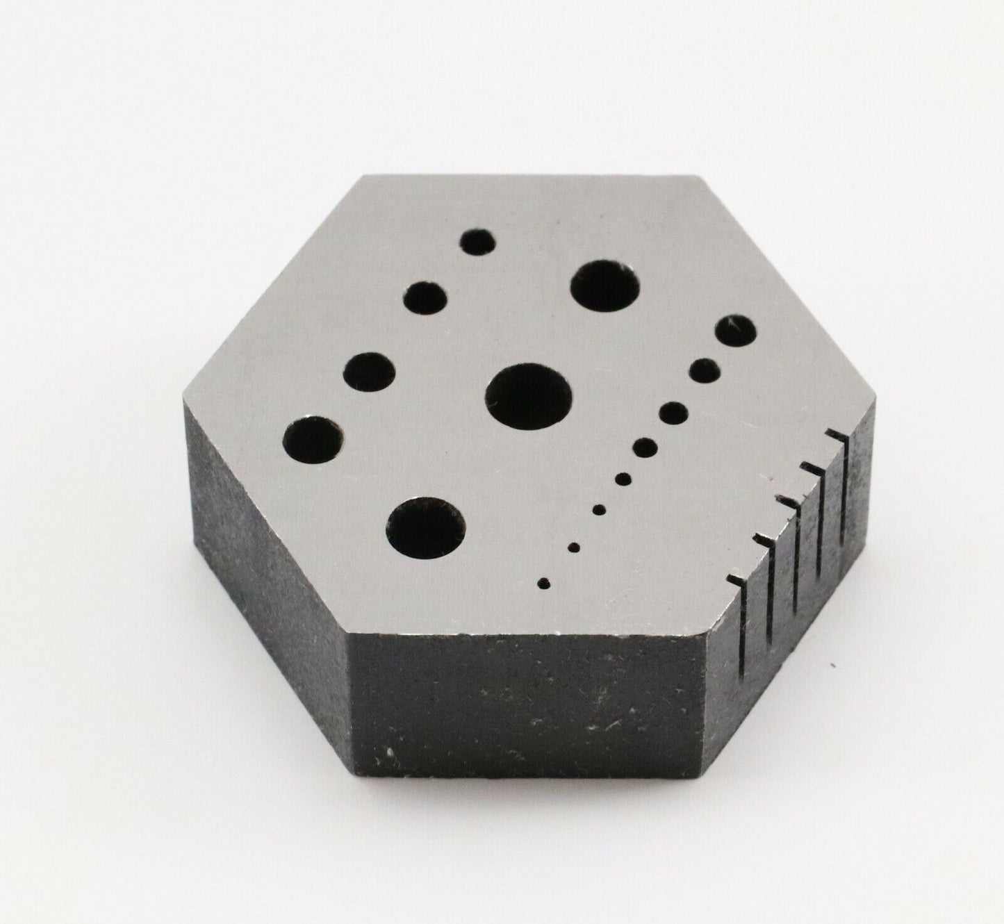 Hexagonal Anvil Bench Block Staking Riveting Drilling Tool Clocks – Krieger  Clock Parts