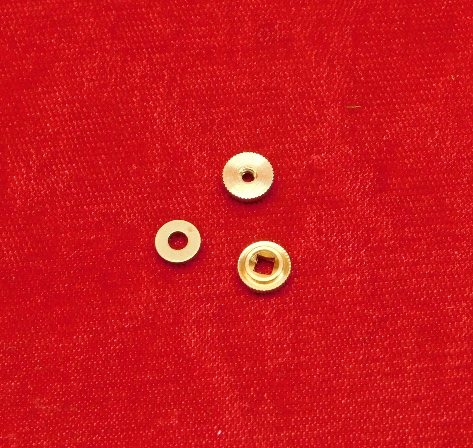 Cuckoo Clock Hand Nut and Washer Set Fits Regula NEW Brass Part 25 35 34