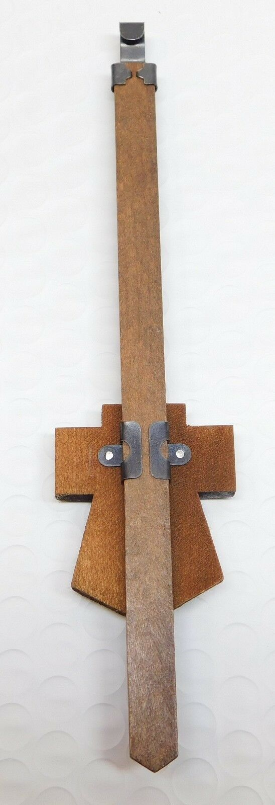 Cuckoo Clock Pendulum 1 5/8" Chalet Style Brown German Made 7 1/4" Length