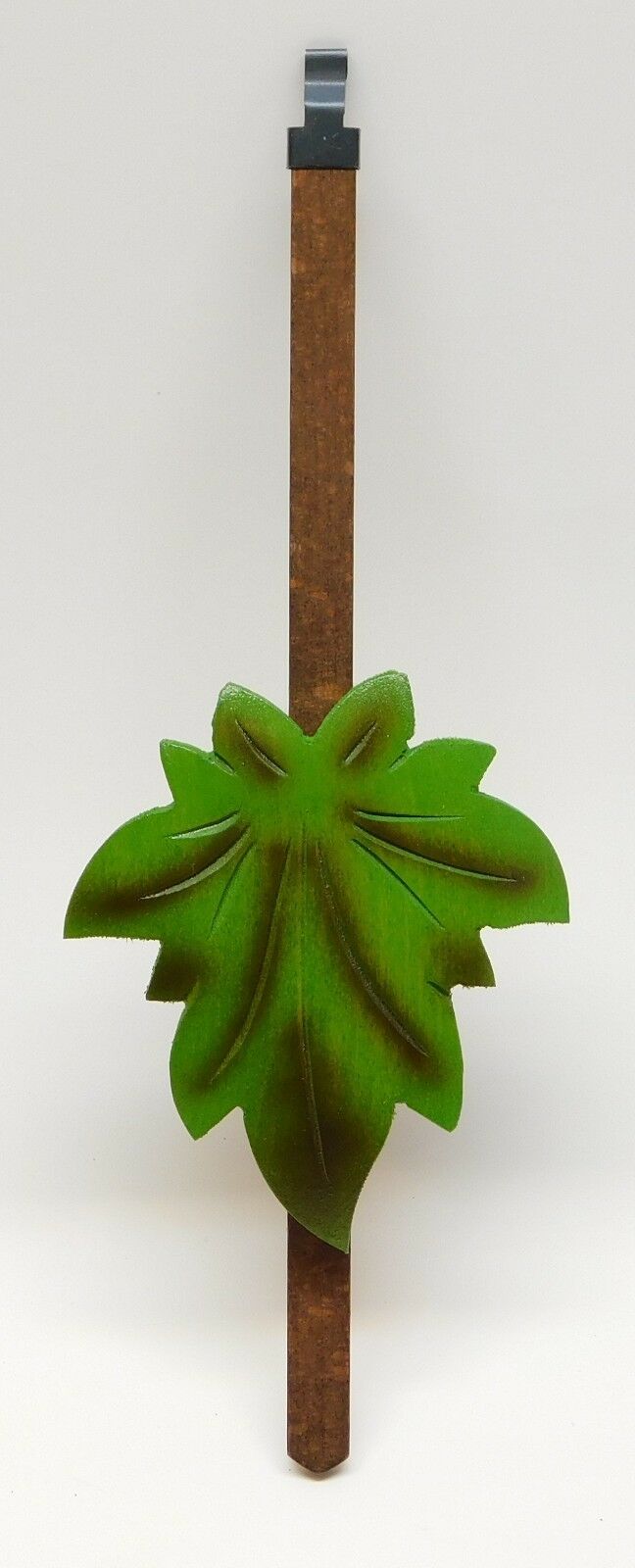 High-Quality Green Maple Leaf Cuckoo Clock Pendulum with Timekeeping Adjustment - 3" x 8 3/4"