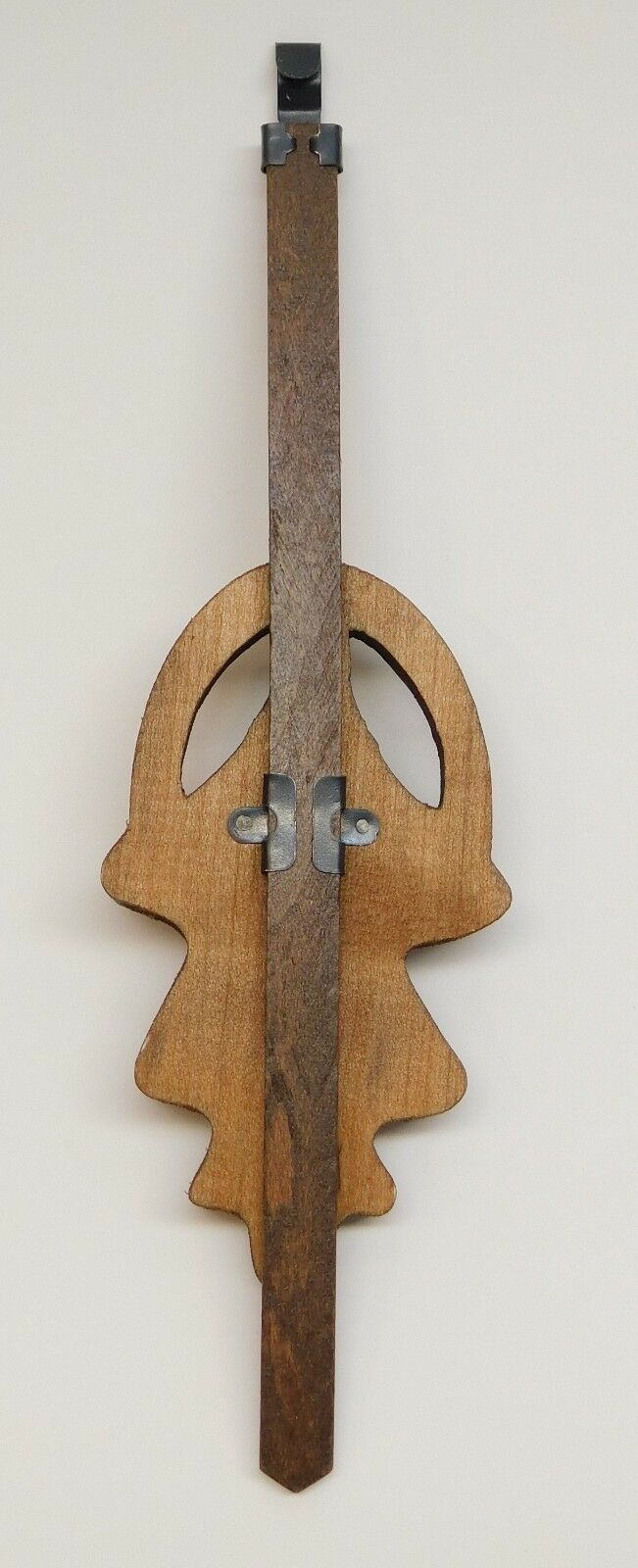 Cuckoo Clock Pendulum 2 1/4" Wide Deluxe Oak Leaf Brown German Made 8" Long