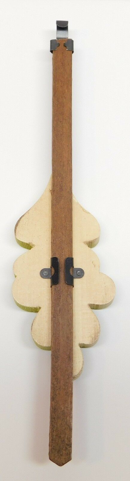 Cuckoo Clock Pendulum Oak Leaf Style Green 8 3/4" 2" Wide