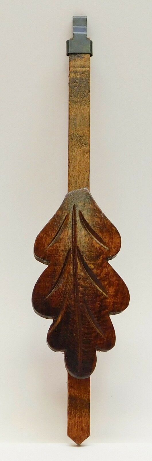 Cuckoo Clock Pendulum 1 1/2" Wide Oak Leaf Style NEW Brown German Made 7 1/2"Cuckoo Clock Pendulum 1 1/2" Wide Oak Leaf Style Brown German Made 7 1/2"