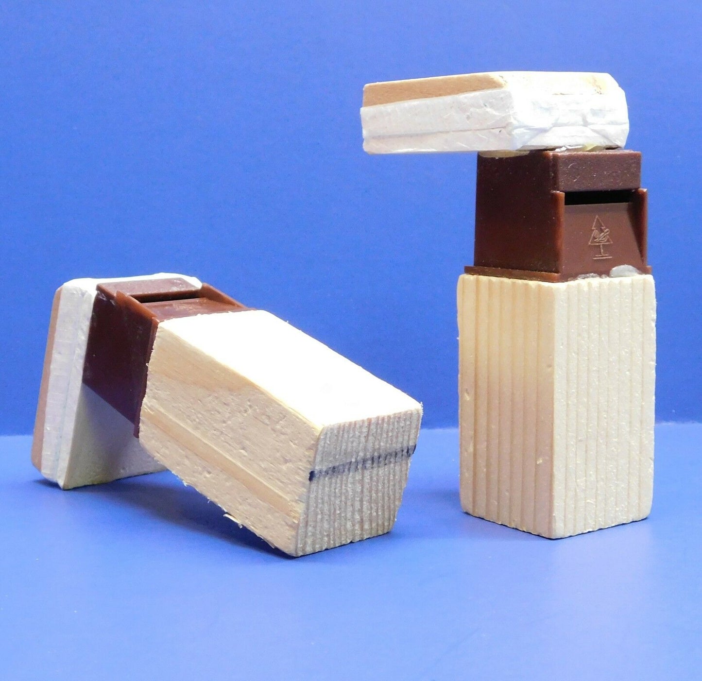 Back-opening cuckoo clock bellows set of two made in Germany