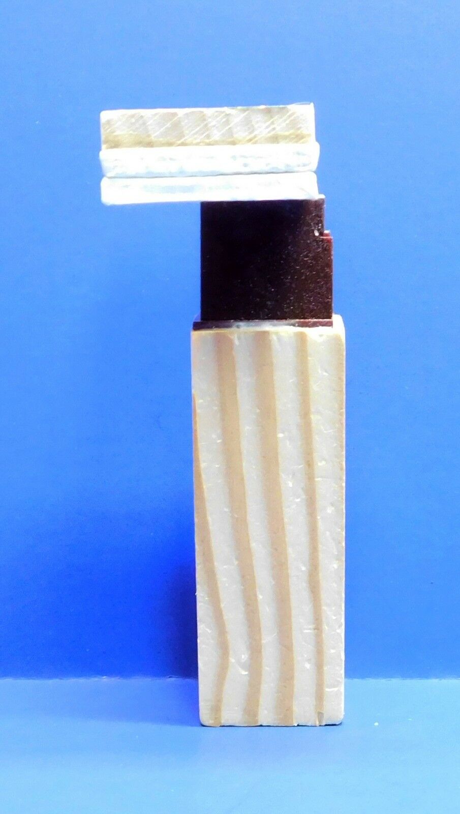 German side-opening cuckoo clock bellows set of 2, 4 7/16 inch height with 3 3/4 inch tubes