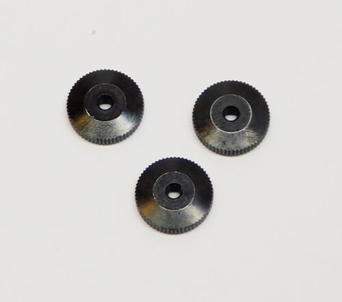 Hermle Clock Hand Nut Black 3 Pieces Mechanical Grandfather Movement 3/8"