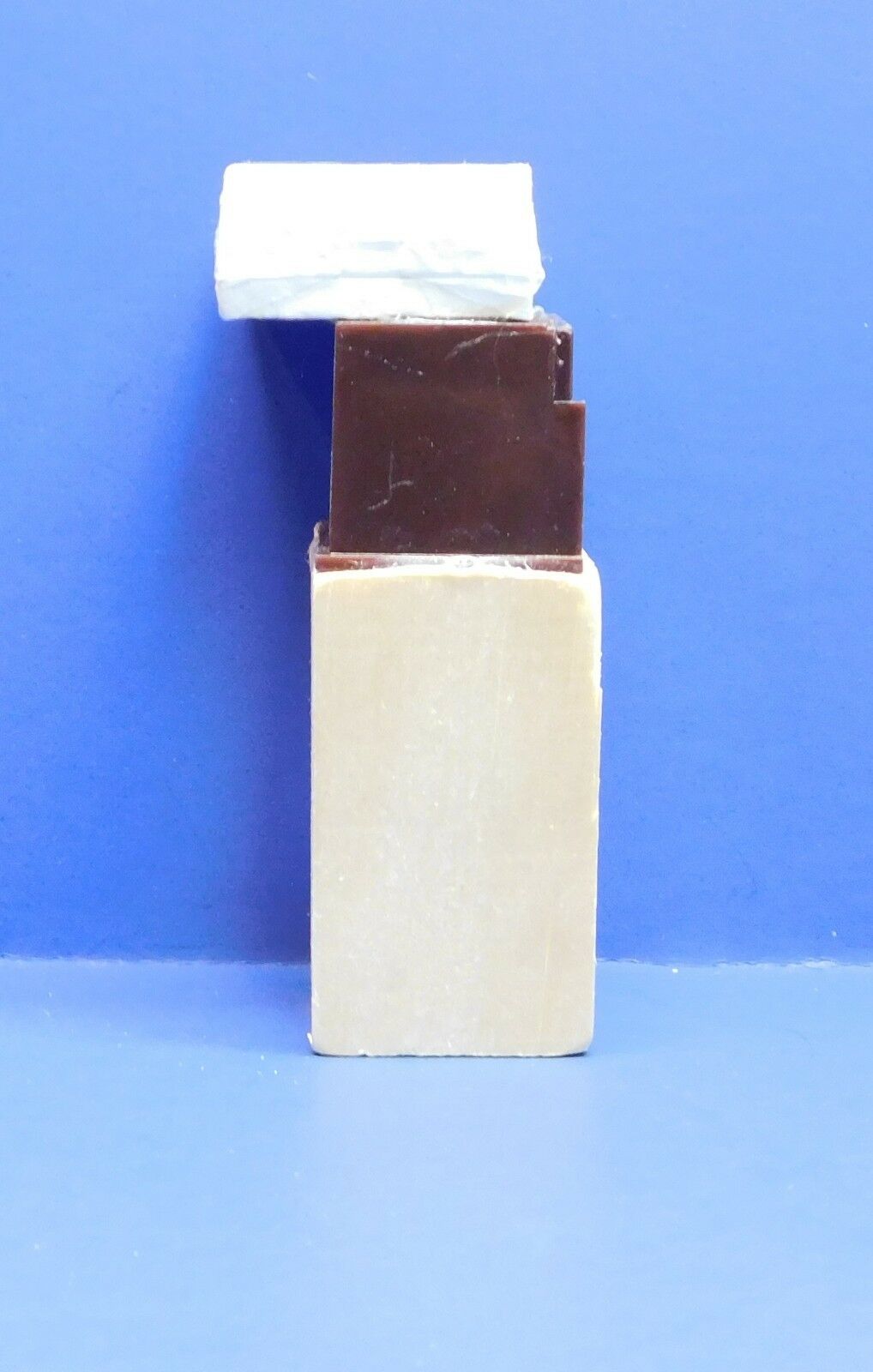 German made side-opening cuckoo clock bellows 3 5/16 inch height with 2 3/4 inch tubes