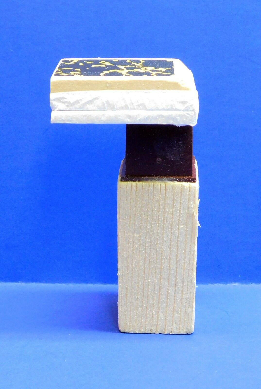 German made side-opening cuckoo clock bellows 3 5/16 inch height with 2 3/4 inch tubes