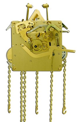 Urgos UW32334 triple chime mechanical grandfather clock movement German made